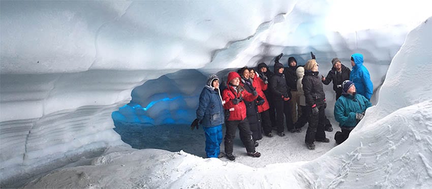 Matanuska Glacier Adventure Tours are available in both winter and summer months.